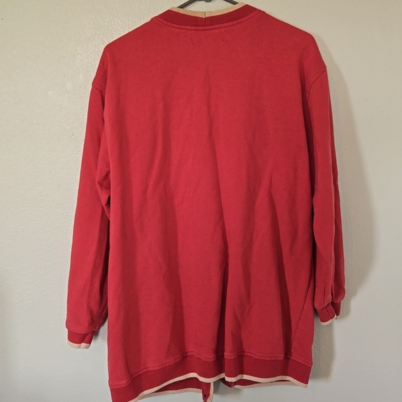 Vintage Lavon Red Cardigan Size Large - Picture 2 of 4